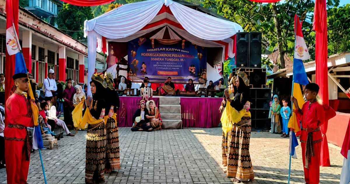 Samenan Tanpa Saweran, SDN Karang Tengah 02 Lestarikan Budaya Sunda Lewat Atraksi Degung