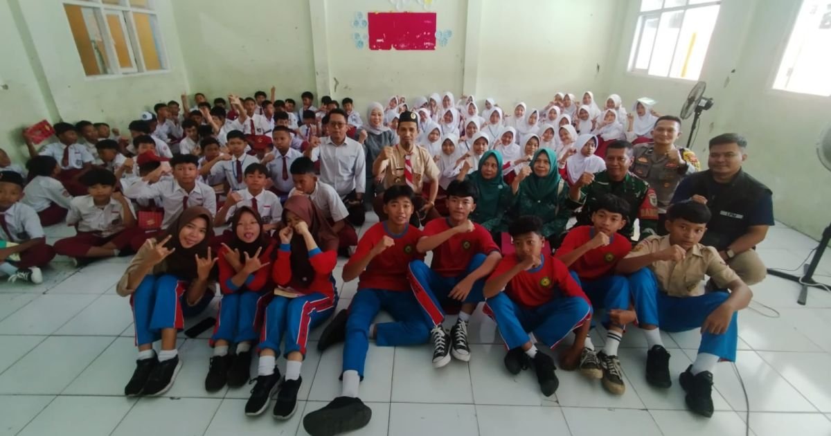 Pelaksanaan Masa Pengenalan Lingkungan Sekolah (MPLS) Tahun Ajaran 2026/2027 di SMP Bagus Kota Bogor.