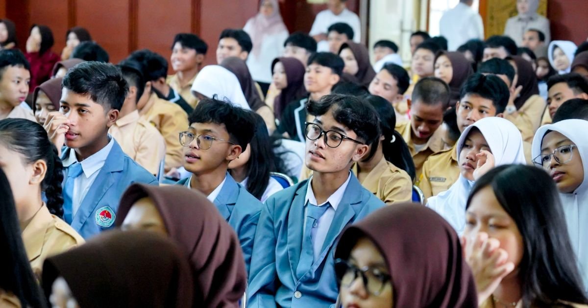 Peserta kegiatan Jabar Human Rights Forum (JHRF) 2026 yang digelar di Aula Ki Hajar Dewantara, Dinas Pendidikan Jawa Barat, Kota Bandung, Rabu (29/7/2026).